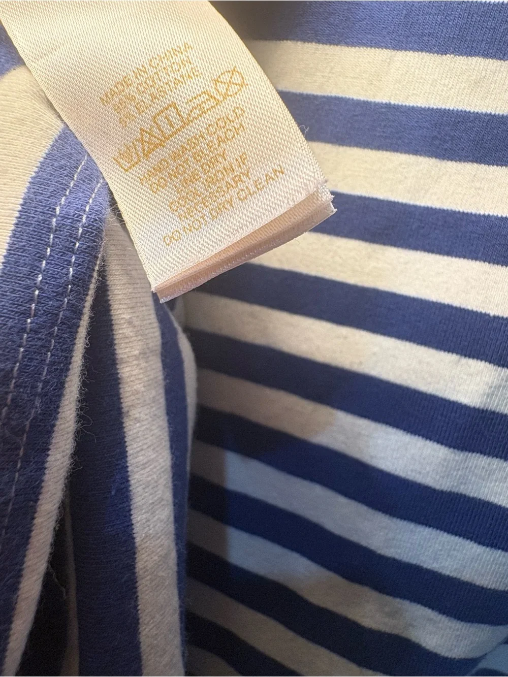 Kate Spade New York Striped Wheaton Bow Accent Top - Blue & White